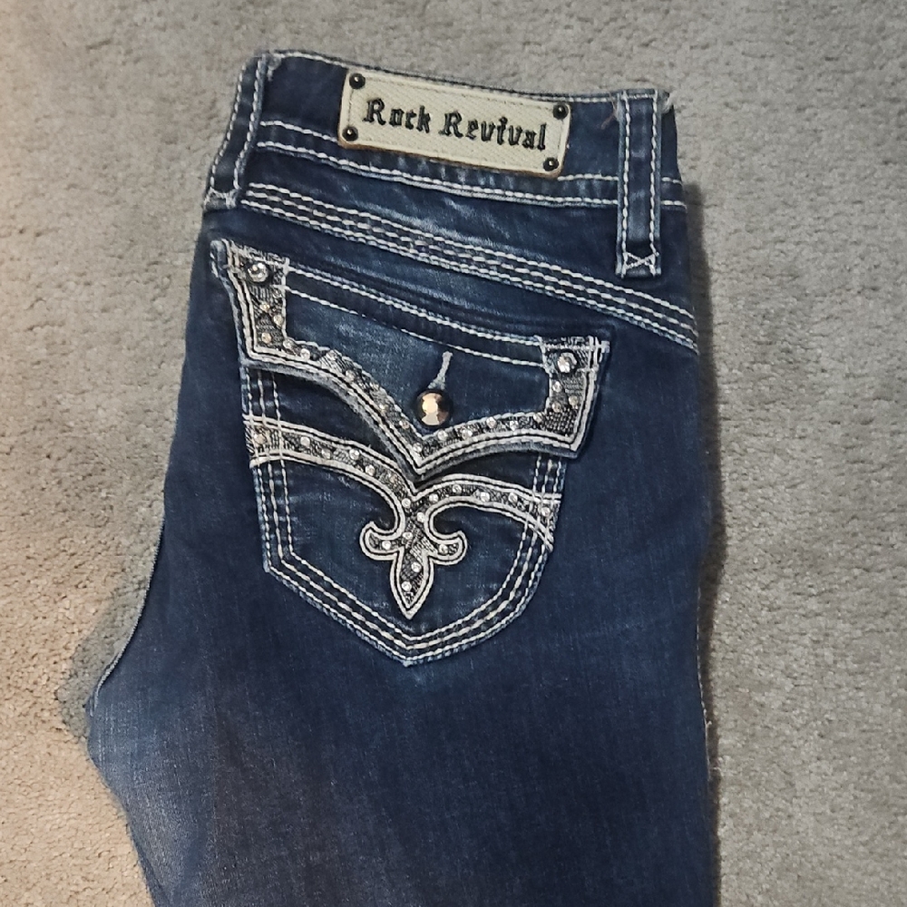 Rock Revival Women's Indigo Boot Cut Jeans